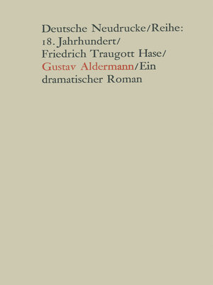 cover image of Gustav Aldermann
